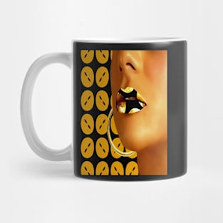 Golden buttons Mug